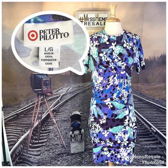 Peter Pilotto Dresses & Skirts - FINAL$$$ EUC PETER PILOTTO PURPLE BLUE MIDI DRESS